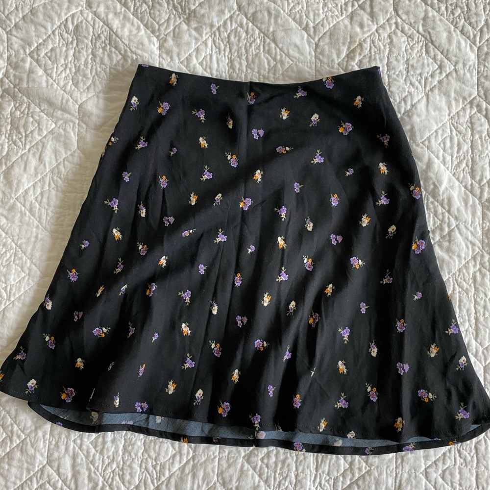 Floral Mini Skirt